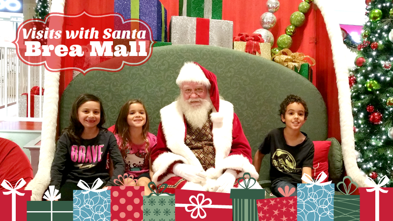 Visits with Santa at Brea Mall