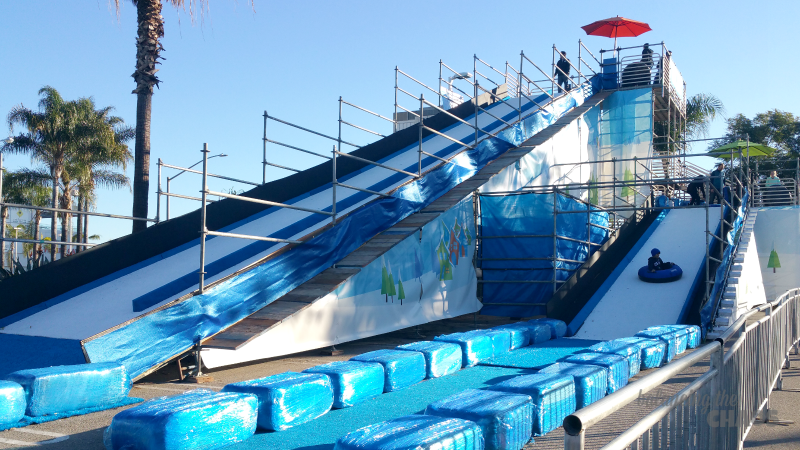 Snow Slides at Winter Wonderfest Discovery Cube OC