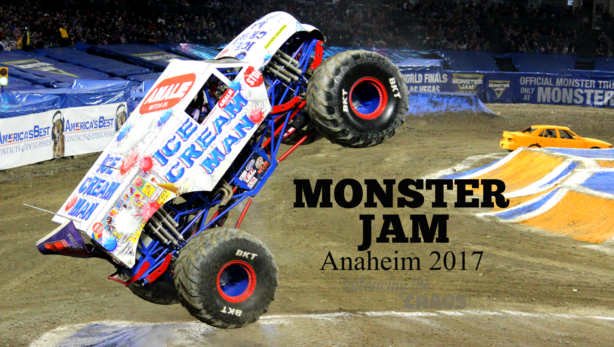 Monster Jam Anaheim 2017 Ice Cream Man Pit Party