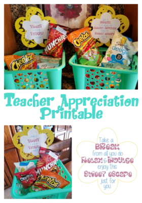 FREE PRINTABLES: Teacher Appreciation Week | #TeacherAppreciation # ...