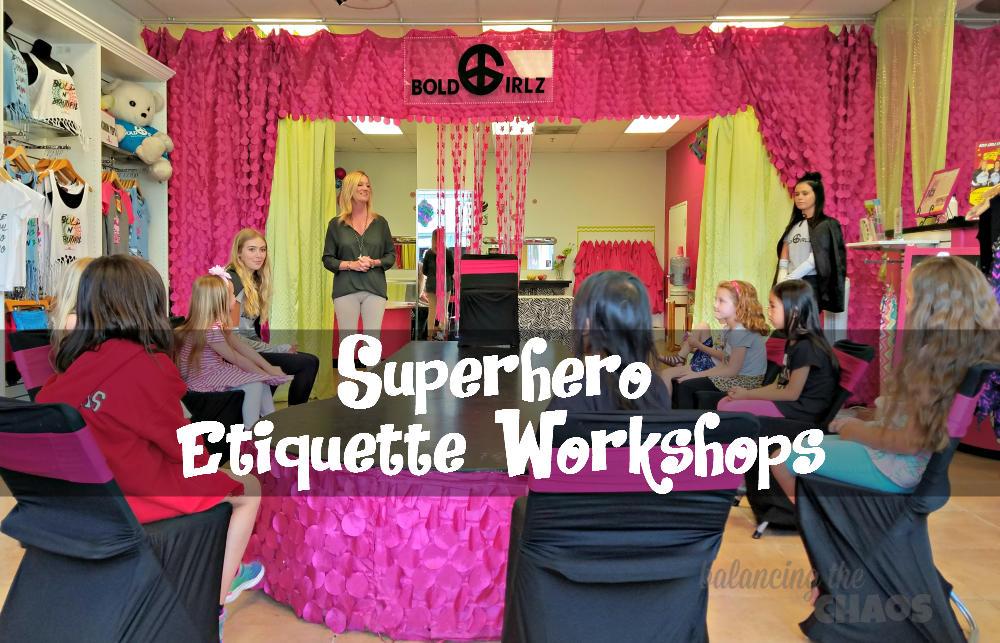 Superhero Etiquette Workshops Bold Girlz