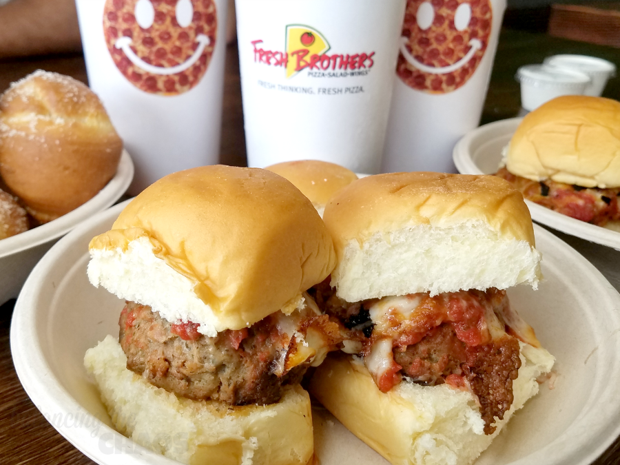 Fresh Brothers Meatball Sliders