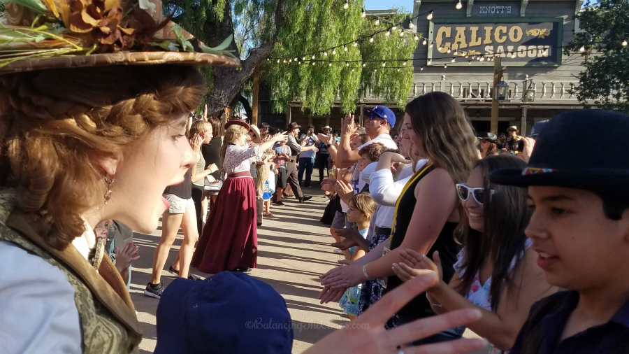 Knott's Hoedown during Ghost Town Alive