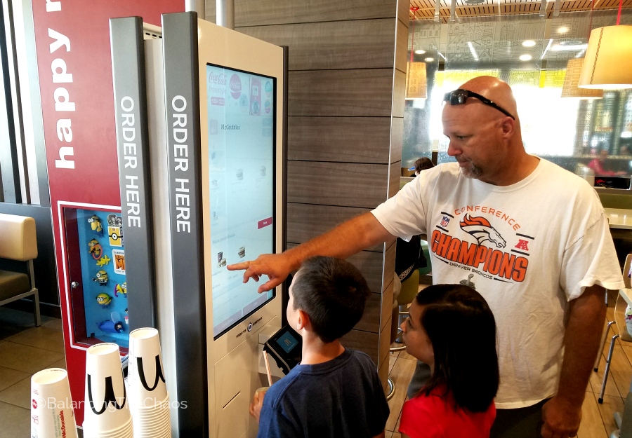 Southern California McDonalds Self Order Kiosks