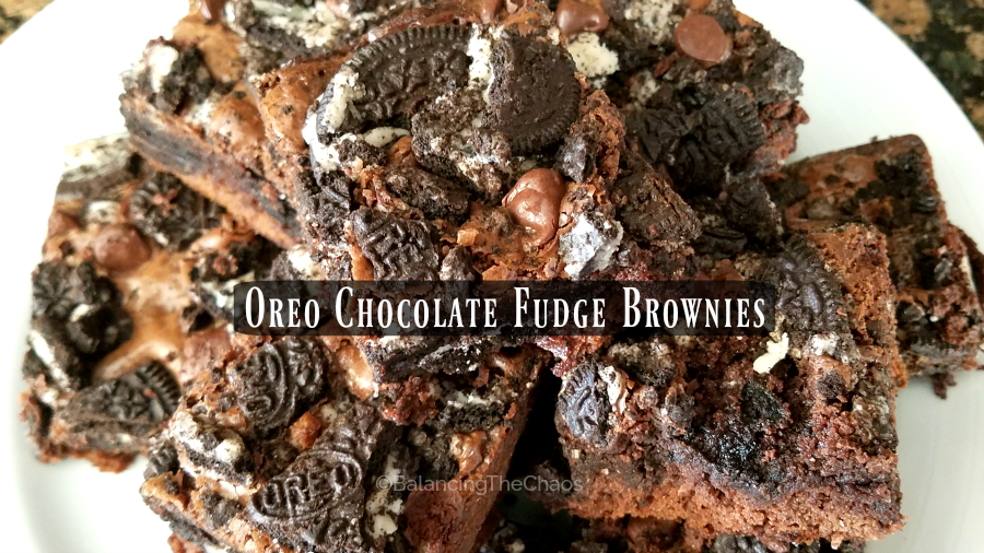 Oreo Chocolate Fudge Brownies