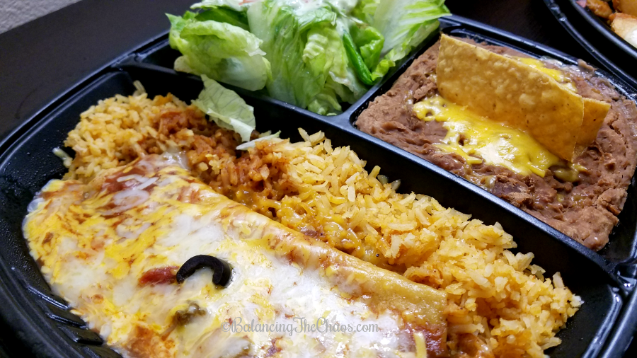 Jimboys Tacos Enchilada Plate