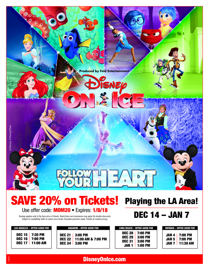 Now on Sale: Disney On Ice Follow Your Heart+ Discount ...
