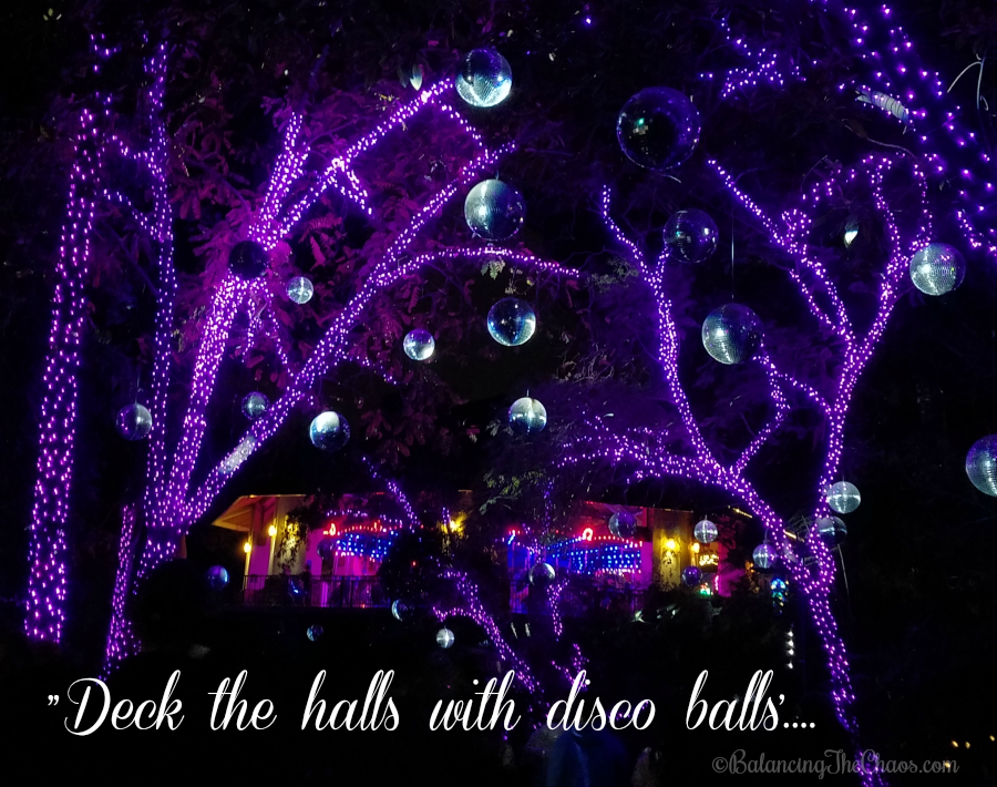 Deck The Halls with Disco Balls LA Zoo Lights