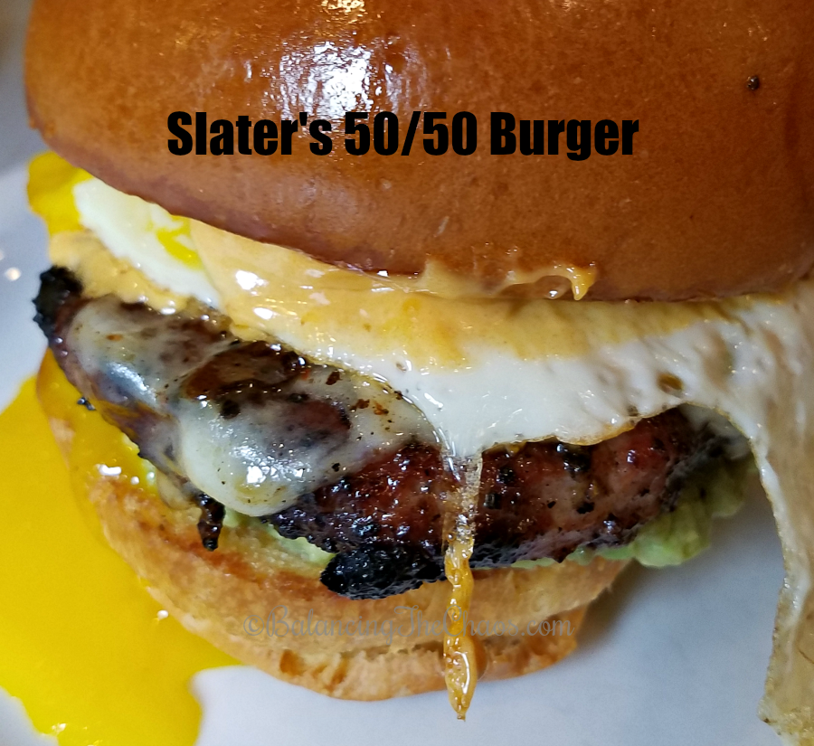 Slater's 50/50 Burger