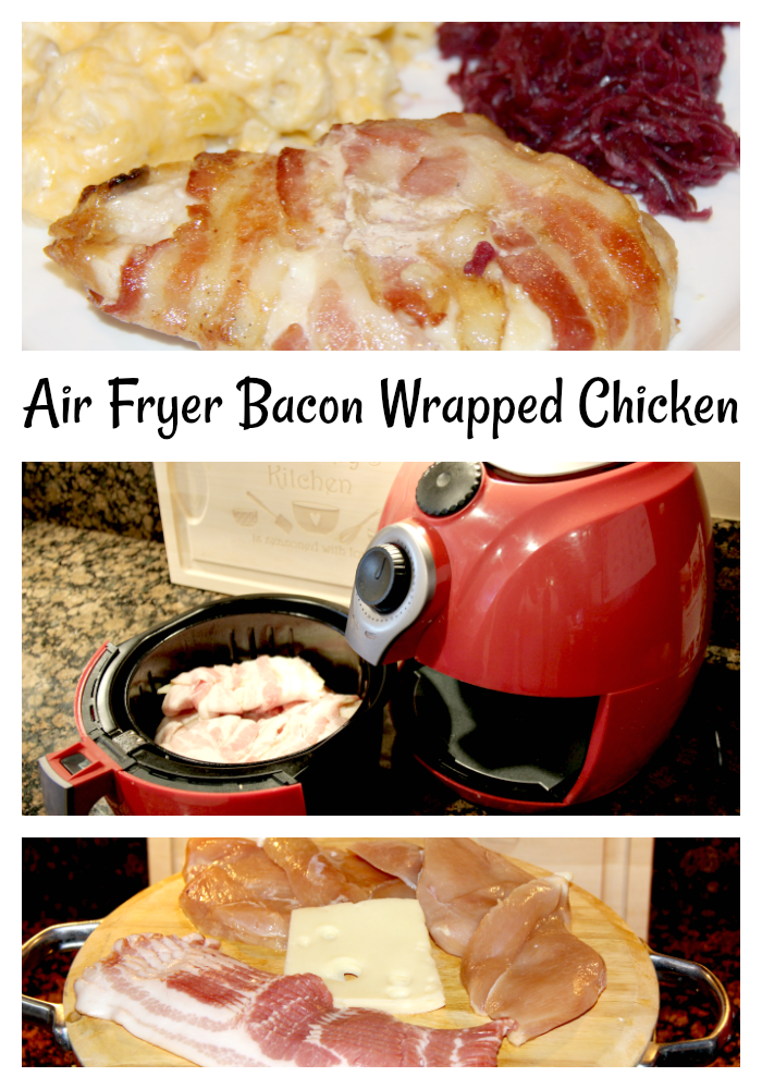 Air Fryer Bacon Wrapped Chicken Recipe
