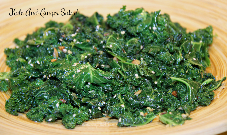 Kale and Ginger Salad with Chef Katie Chin Ling Ling