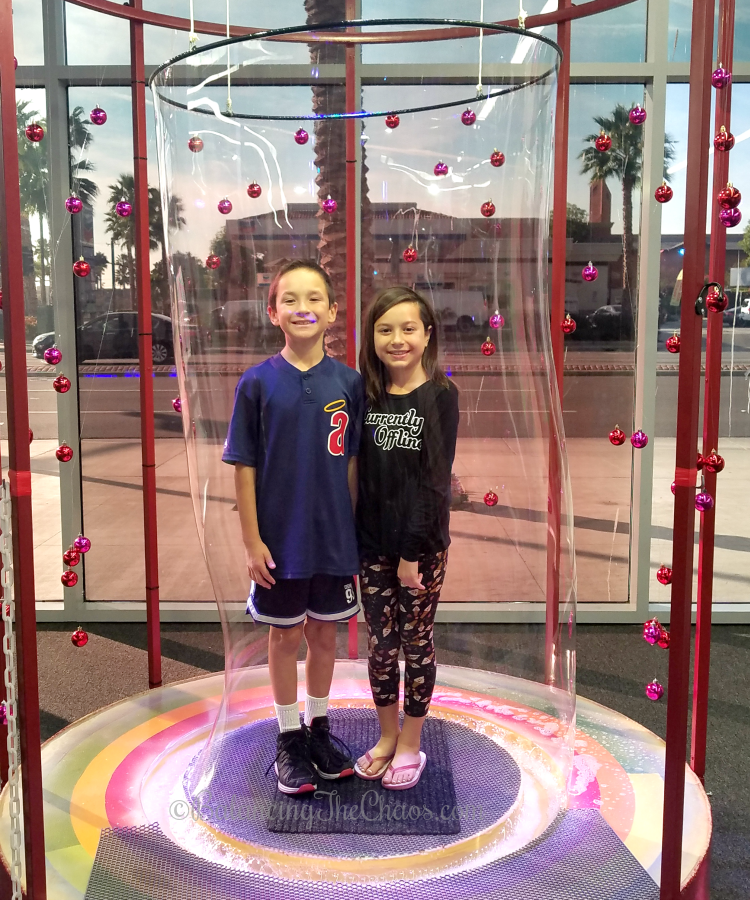 Kids in a Bubble at the Bubble Playground