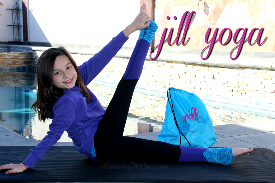 Girls Will Stay Active in Jill Yoga  @jillyoga_com #JillYoga - Balancing  The Chaos