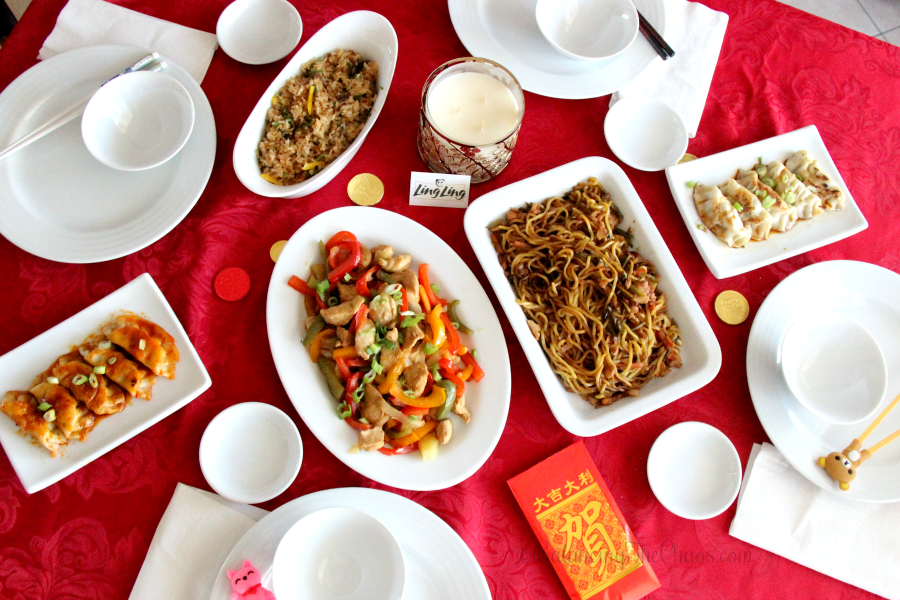 Lunar New Year Dinner at Home with Ling Ling and Easy Teriyaki Chicken Stir Fry