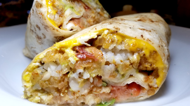 Slater's Spicy Chorizo Breakfast Burrito