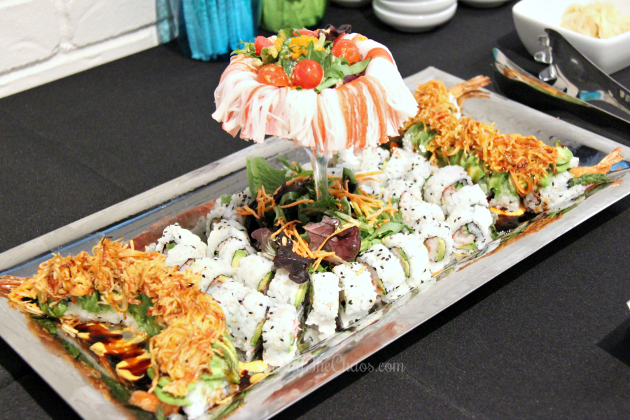 Sushi Platter at Splitsville