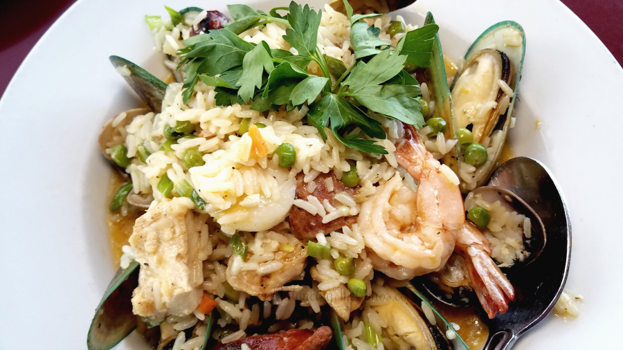 Seafood Paella from Monterey Bay Big Fish Grill