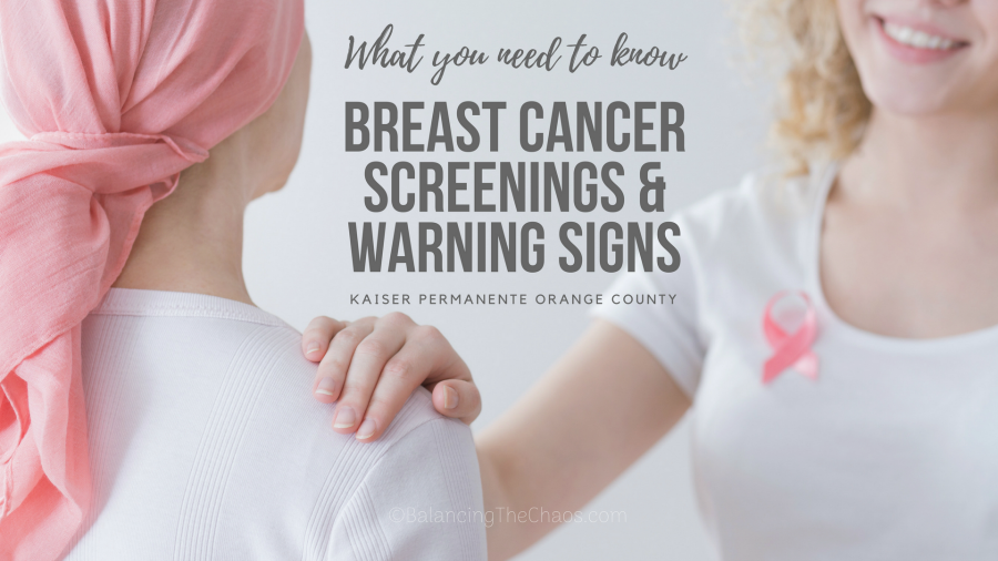 Breast Cancer Screenings and Warning Signs Kaiser Permanente