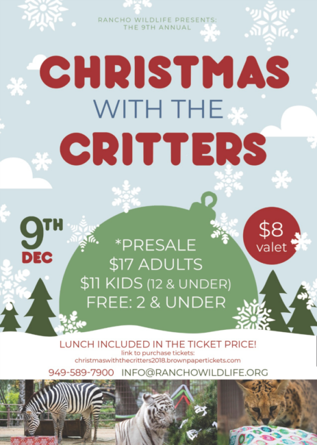 Christmas with the Critters - Rancho Wild Life