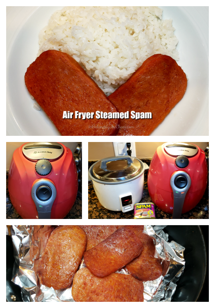 Air Fryer Steamed Spam Balancing The Chaos