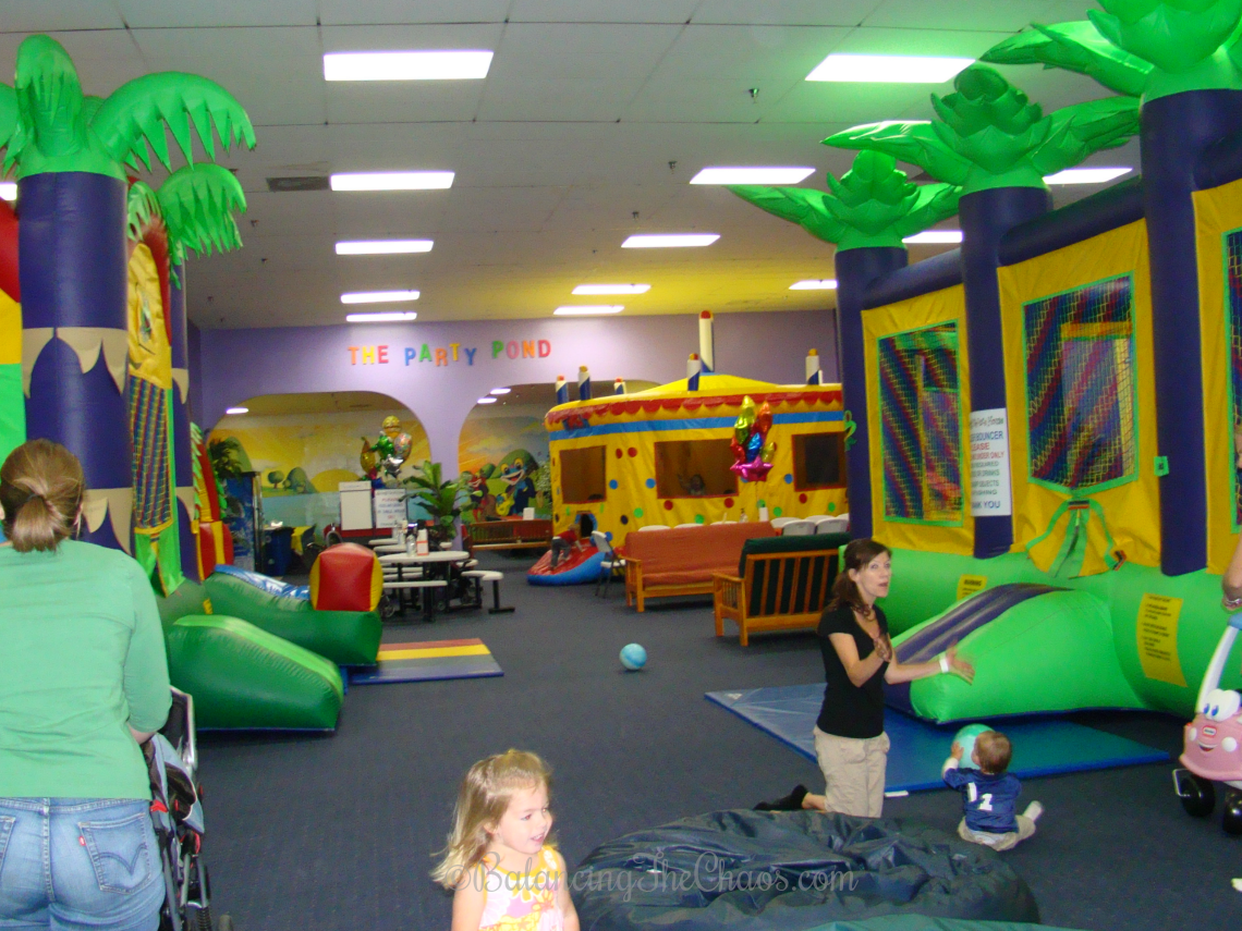 Toddler fun at Froggs Bounce House in Fountain Valley