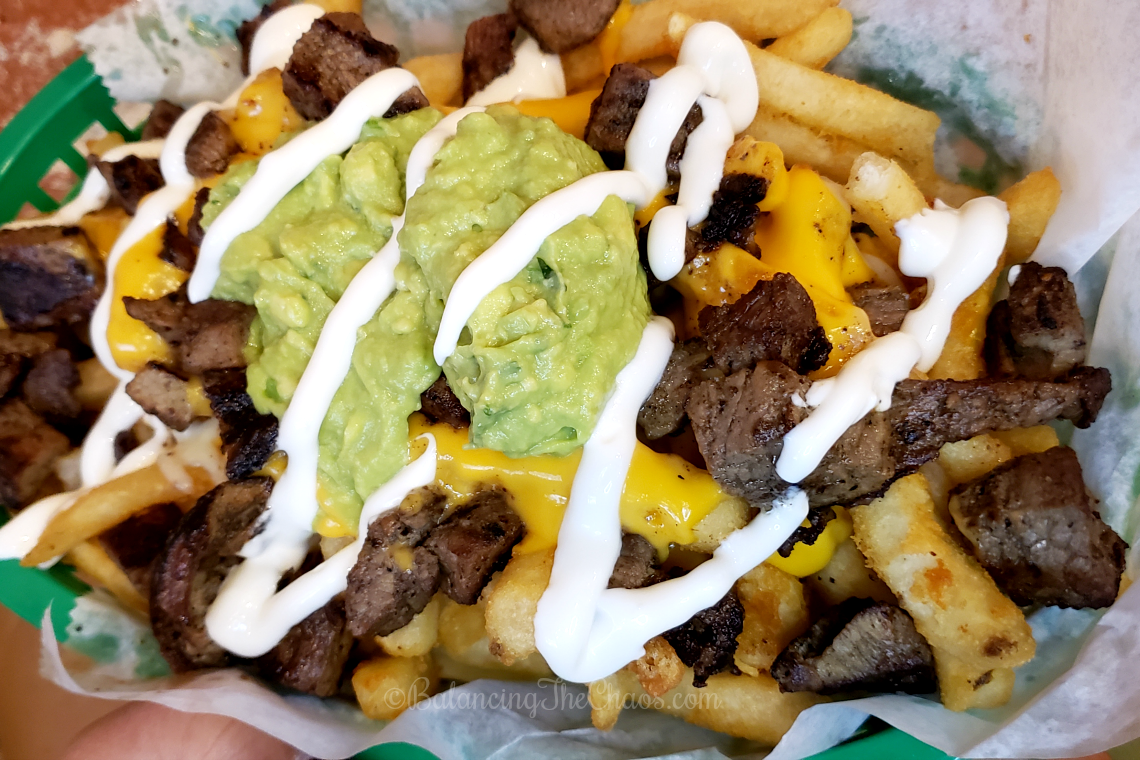 Carne Asada Fries from the new Taco Stand in Fullerton