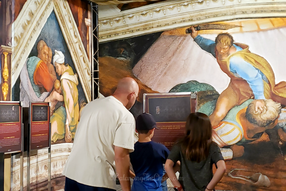 The Sistine Chapel Exhibit in Garden Grove