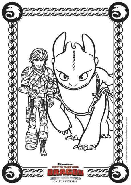 How To Train Your Dragon The Hidden World
FREE Coloring Page
FREE printable