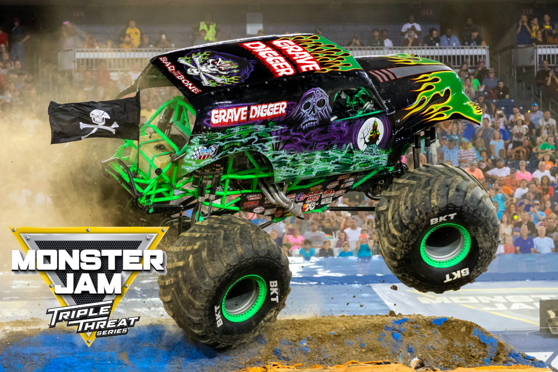 MONSTER JAM TRUCKS ON DISPLAY FREE Orlando #MonsterJam - Trippin with Tara