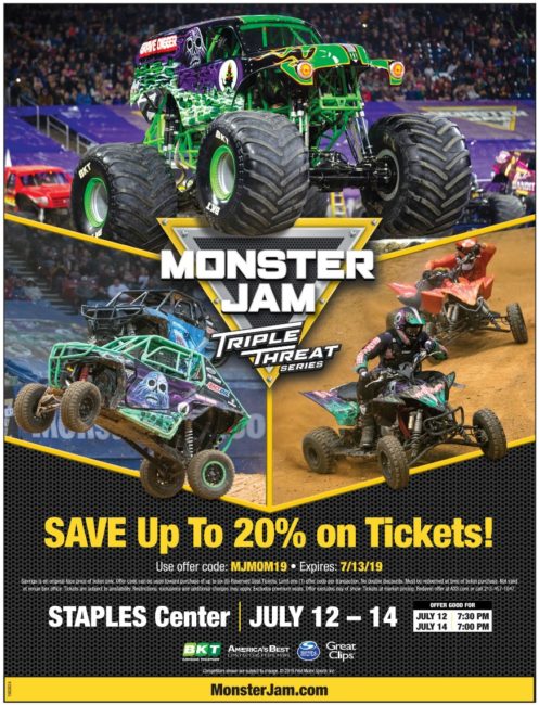 monster jam los angeles 2022