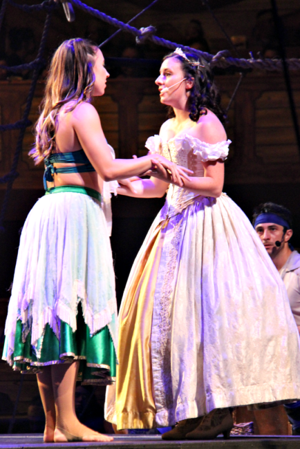 The Princess and Mermaid, new characters at Pirates Dinner Adventure Buena Park