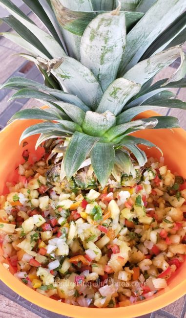 Mild Pineapple Salsa