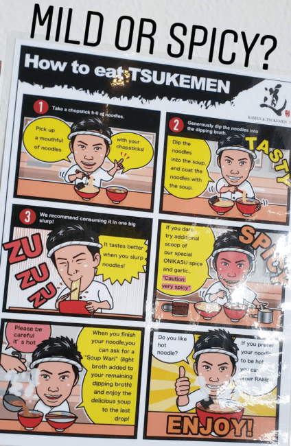 How to eat Tsukemen 
RAMEN & TSUKEMEN道 TAO