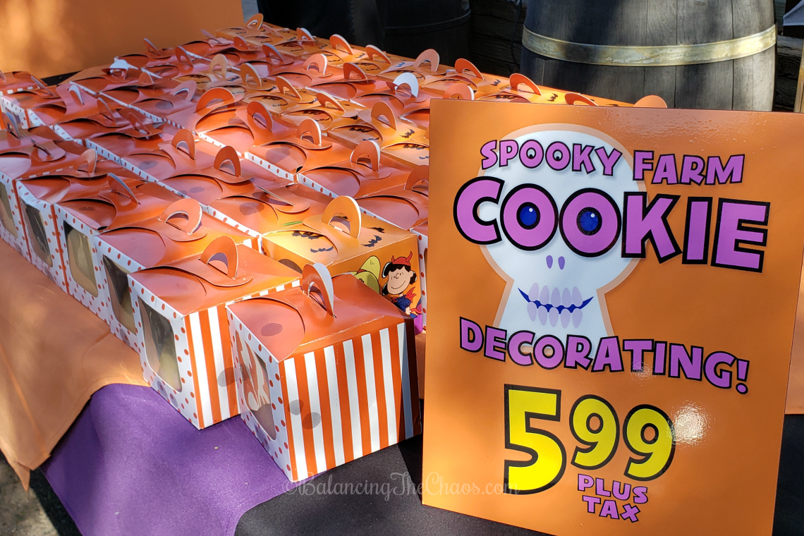Cookie Decorating in Calico during Knott's Spooky Farm at Knott's Berry Farm