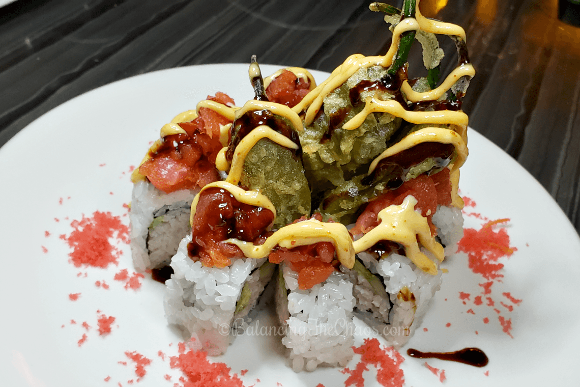 Temecula Fire Roll from Umi Sushi & Oyster Bar at Pechanga Resort Casino