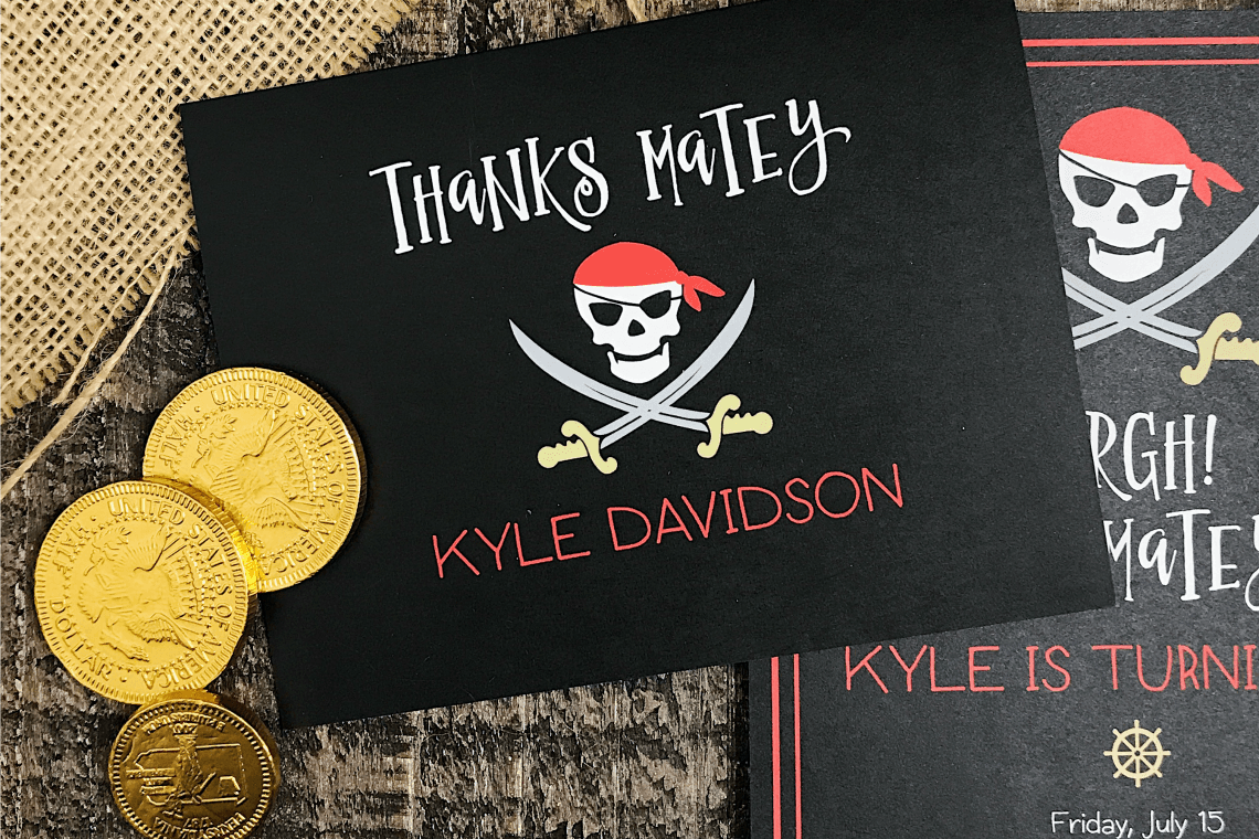 Personalized Thank you cards 
Basic Invite