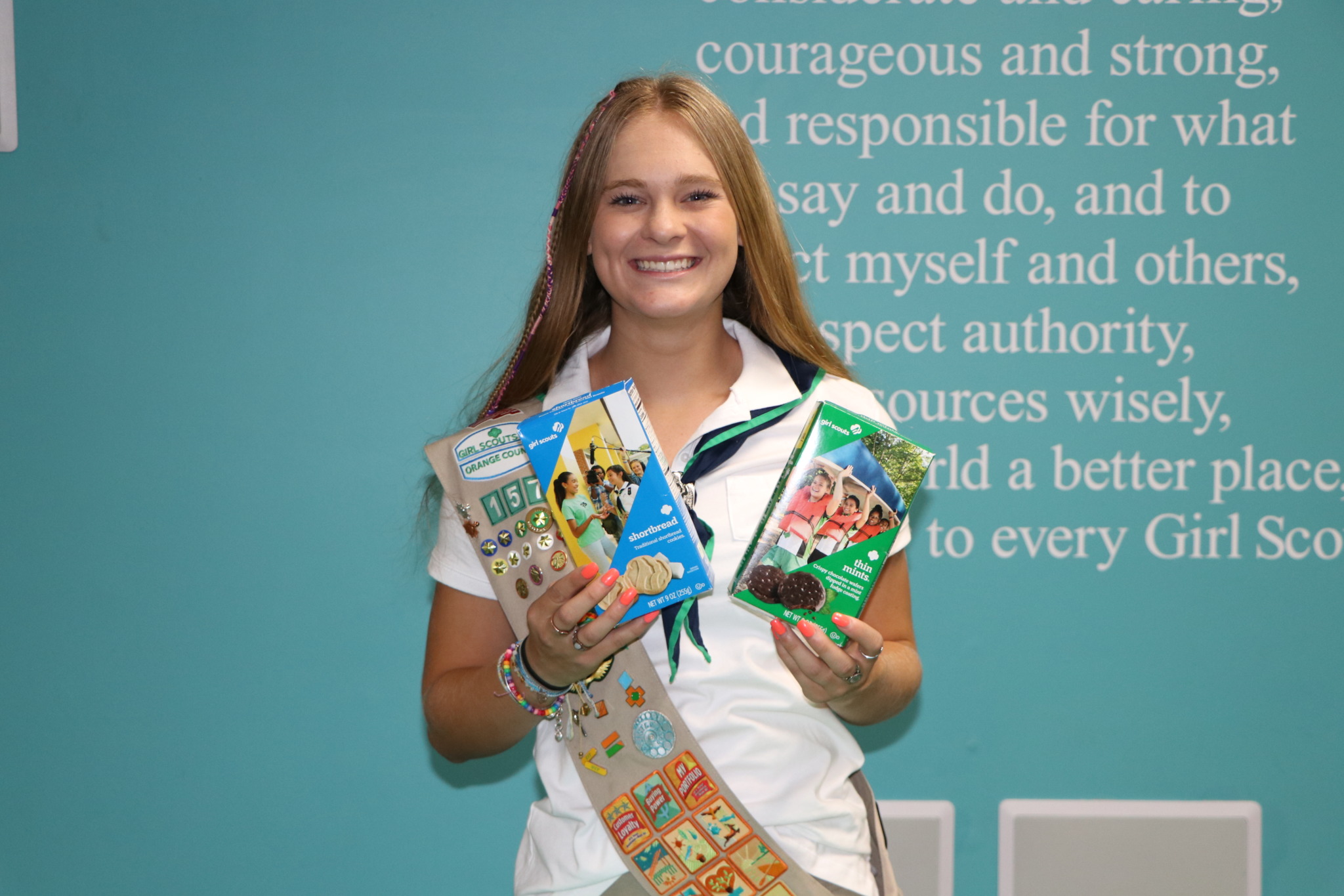 Orange County Girl Scout Ambassador, Trinity Brewer