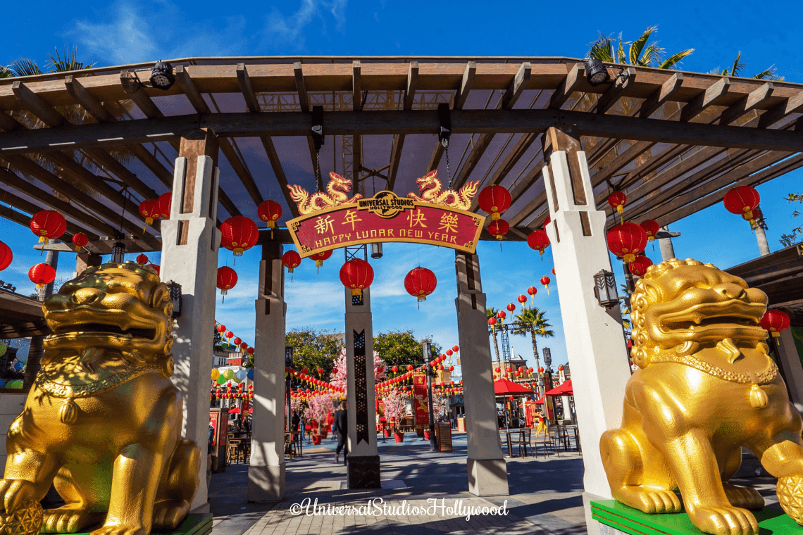 Celebrating Lunar New Year at Universal Studios