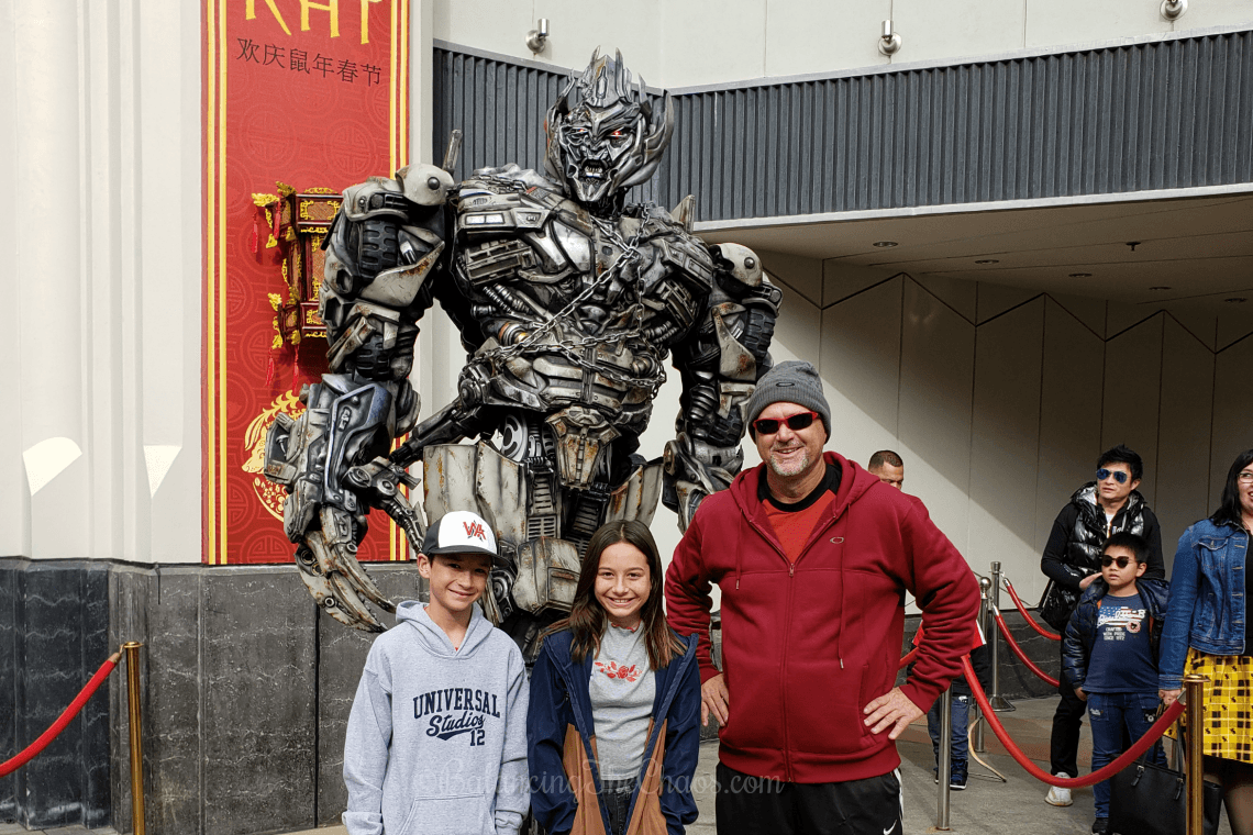 Megatron Speaking Mandarin at Universal Studios Hollywood Lunar New Year Celebration