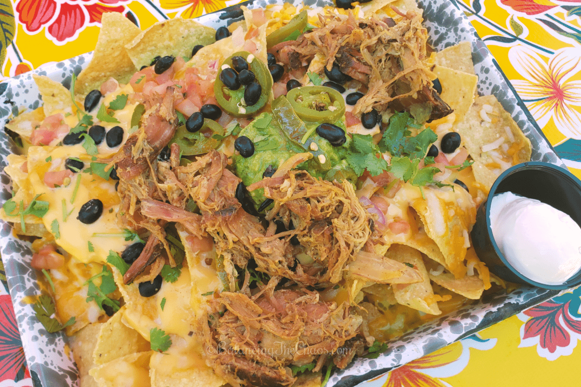 Nachos from Lucille's Smokehouse BBQ