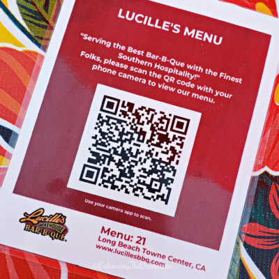 Lucilles QR Code Menu