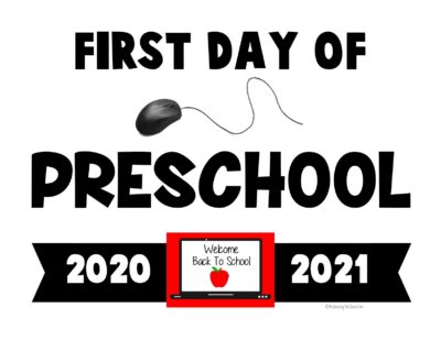 FREE PRINTABLES: 2020 – 2021 First Day of School Signs - Balancing The ...