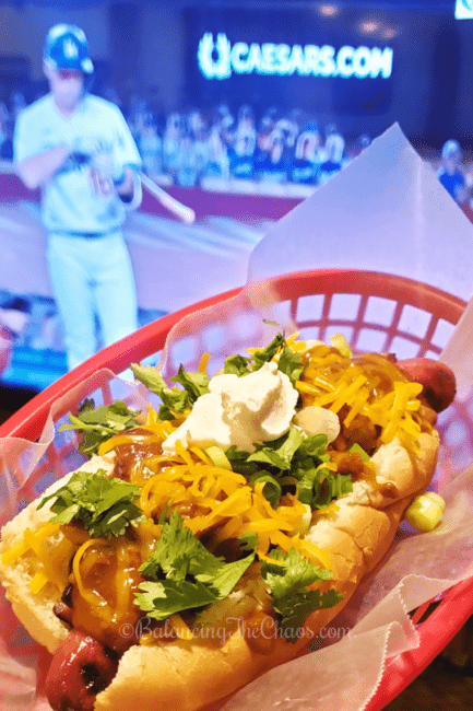 Bacon Chili Dog & Dodger Game