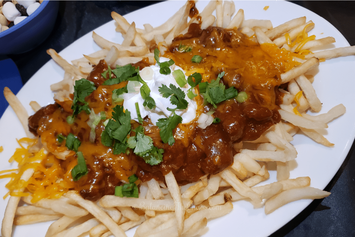 Doger Chili Cheese Shoestring Fries First Street