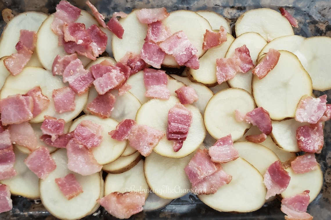 Scalloped Potatoes with Bacon side dish