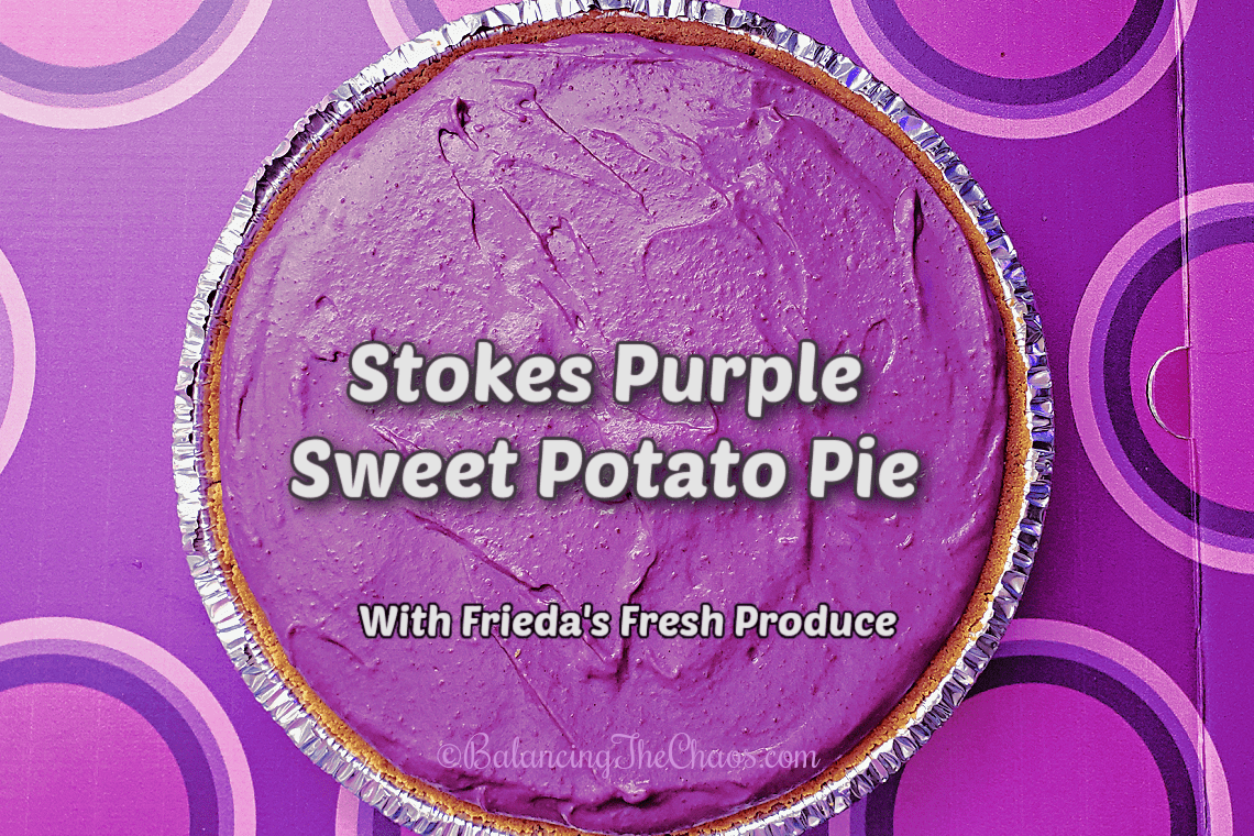 Stokes Purple Sweet Potato Pie with Frieda's Fresh Produce