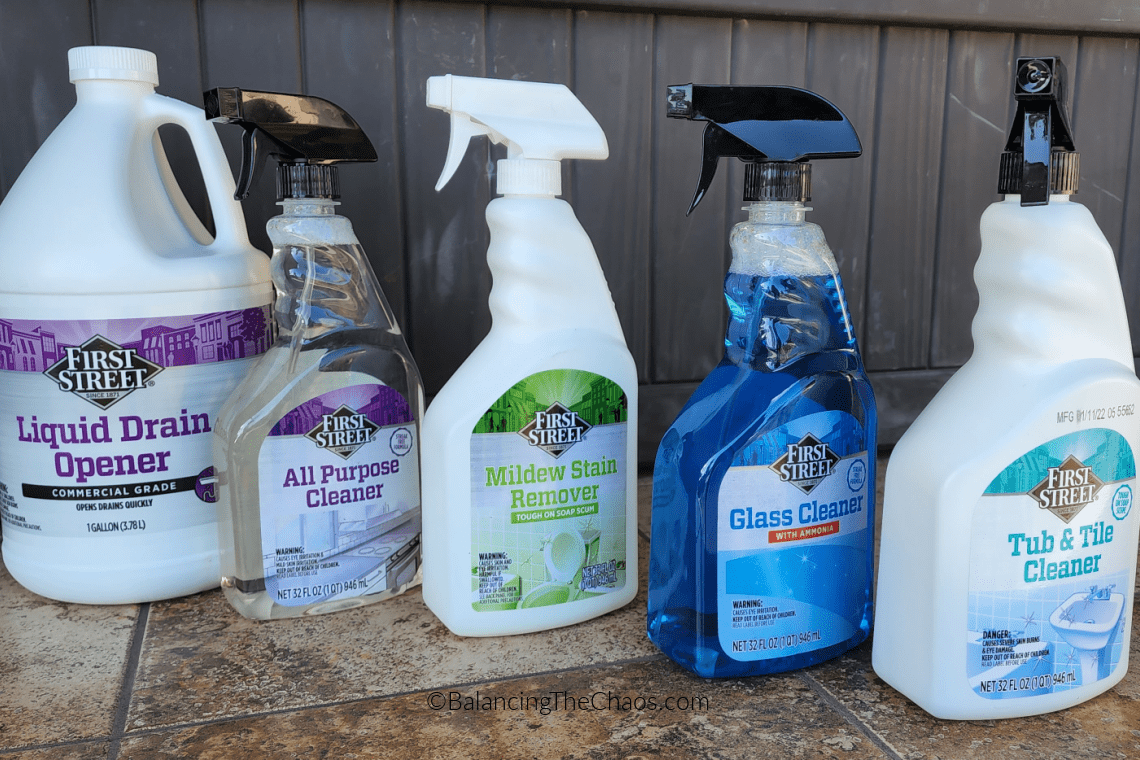 Cleaning up with First Street products from Smart & Final