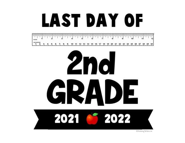 last day of 2nd grade 2022