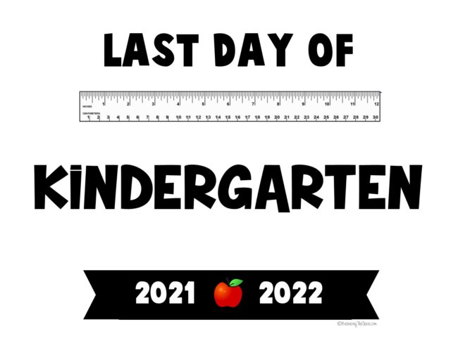 Last day of school 2022 kindergarten