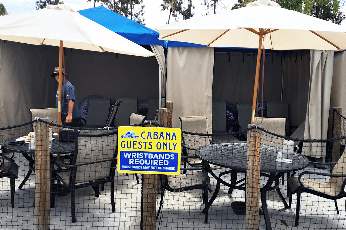 Cabanas at Knotts Soak City Waterpark